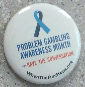 March 2016 is Problem Gambling Awareness Month! PGAM button cropped