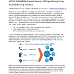 National Press Release – Super Bowl 50 Superbowl 50 Beacon of Hope